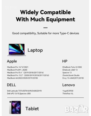 Essager 240W USB Type-C към C кабел PD бързо зареждане 6A бързо зарядно устройство USB C кабел, снимка 8 - Кабели и адаптери - 52499797