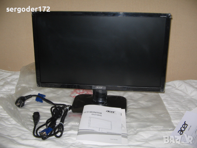 LCD монитор Acer KA210HQ, снимка 4 - Монитори - 44734097