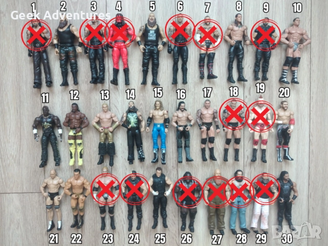 WWE Кеч Колекция - Екшън Фигурки, Аксесоари, Кечисти, Списания, Картички, снимка 2 - Колекции - 47660667