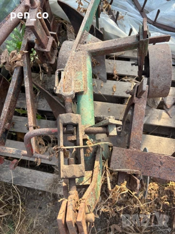 Плуг за малък трактор.Мотоблок.Двоен.