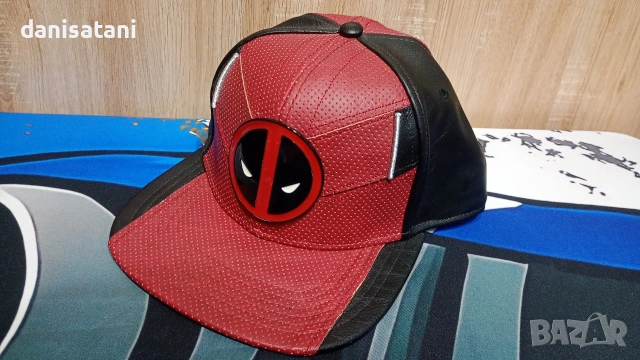 Мъжки лятни шапки Deadpool Snapback и метална табела, снимка 3 - Шапки - 54017906