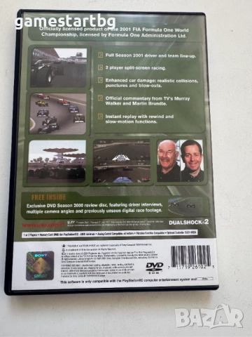  Formula 1 2001 Season - Limited Edition Pack за PS2, снимка 2 - Игри за PlayStation - 52678112