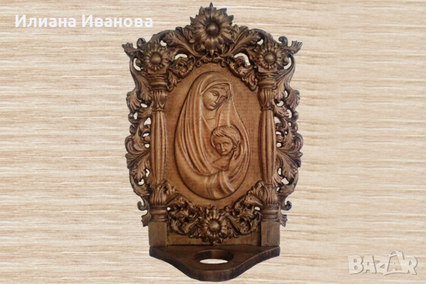 Иконостас Света Дева и младенеца -  Иконостас със Иисус