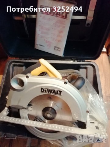 DeWalt D23650-LX 190 мм циркуляр 110v, използван няколко пъти 