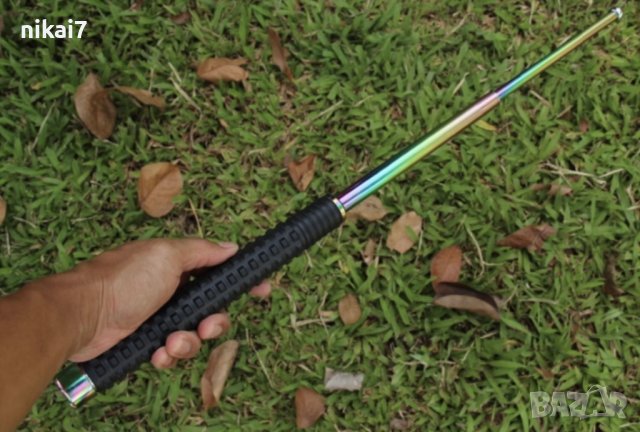 телескопична палка здрава стоманена сговаема+кальо за колан 64см, снимка 10 - Други - 42115618
