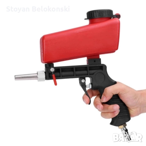 Многофункционален пистолет за пясъкоструене – Идеален за премахване на ръжда, боя и замърсявания, снимка 4 - Други инструменти - 52851094