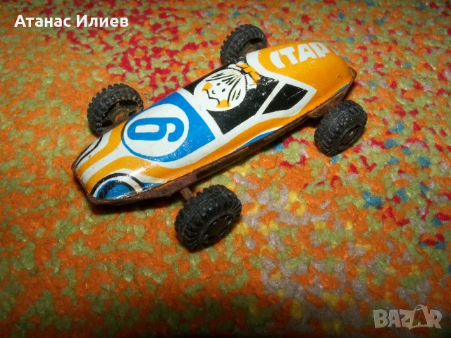 Малка ламаринена количка Старт №6 , соц играчка, снимка 2 - Коли, камиони, мотори, писти - 51131242