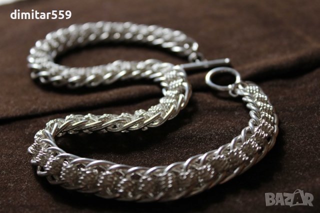 Дамско сребърно колие, снимка 3 - Колиета, медальони, синджири - 42518156