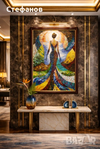 Мозайка - уникална картина от стъкло, снимка 5 - Картини - 54273723