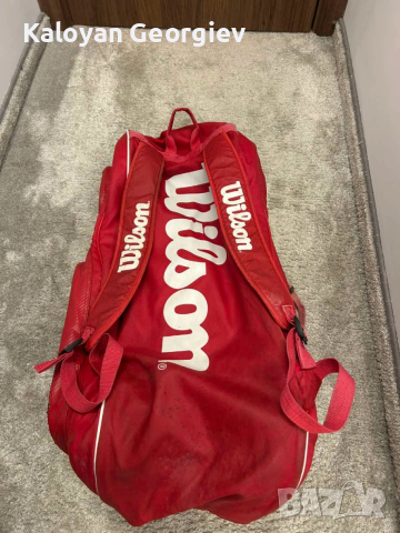 Голям тенис сак Wilson Tour - Употребяван (със забележки), снимка 2 - Тенис - 54099825