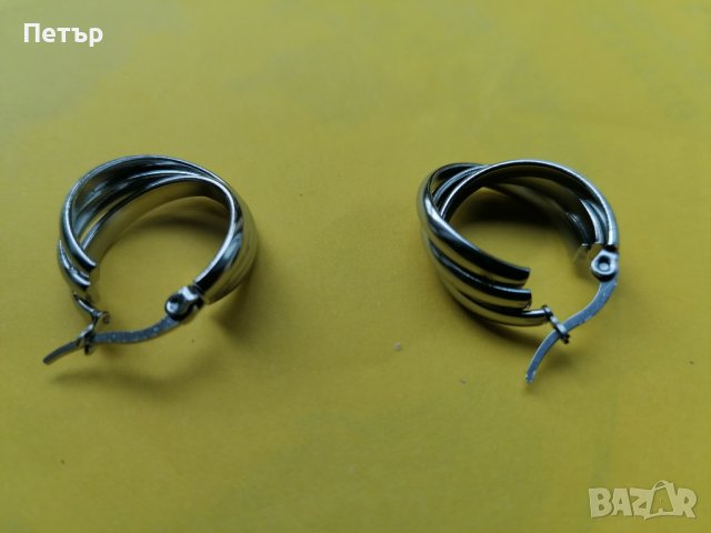 Продавам нови стоманени обеци ( stainless steel) , снимка 7 - Обеци - 37950693