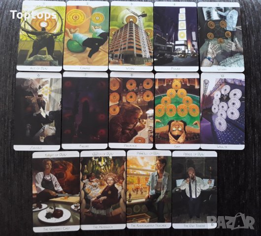 78 съвременни таро карти: Urban Tarot & Pagan Tarot & Spacious Tarot, снимка 6 - Други игри - 33814085