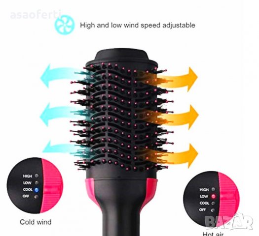 Ел.четка за коса One step 2в1, снимка 5 - Маши за коса - 30482769