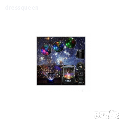 0432 Звездна лампа, въртящ се планетариум LED Star Master, снимка 3 - Други - 44613269