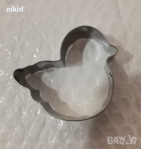 Пиле пате врабче птичка метална форма резец за сладки тесто бисквитки фондан декор