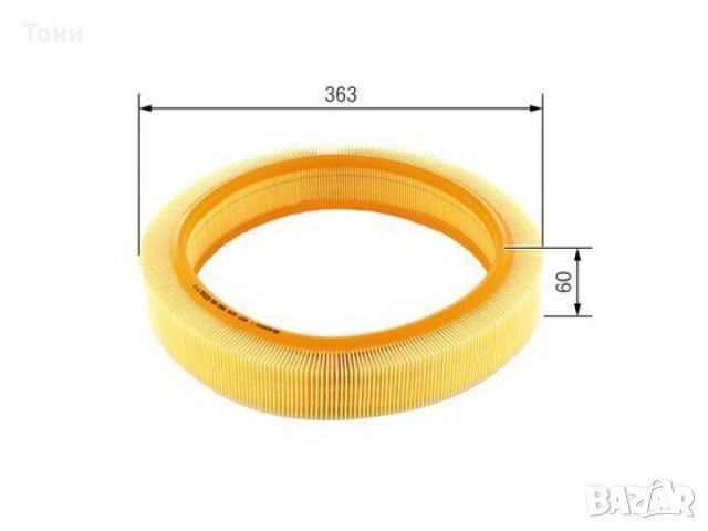 Въздушен филтър BOSCH 1 457 429 992 за MERCEDES