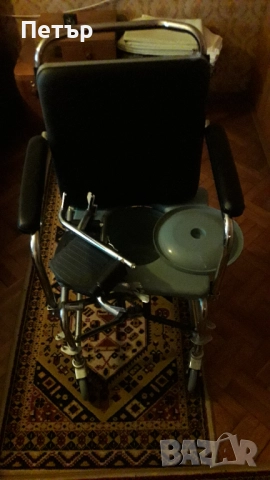 Инвалиден стол, снимка 2 - Тоалетни столове - 52659148