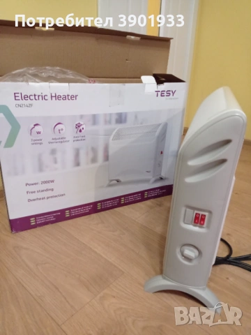 Конвектор TESY CN214ZF, снимка 3 - Отоплителни печки - 53099134