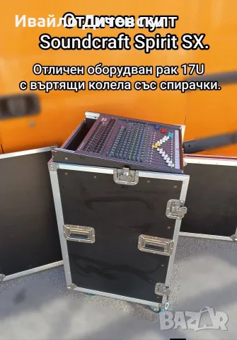 Рак 19" х 17U с пулт., снимка 2 - Аудиосистеми - 56132238