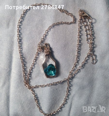 Колие с кристал , снимка 2 - Колиета, медальони, синджири - 39271854