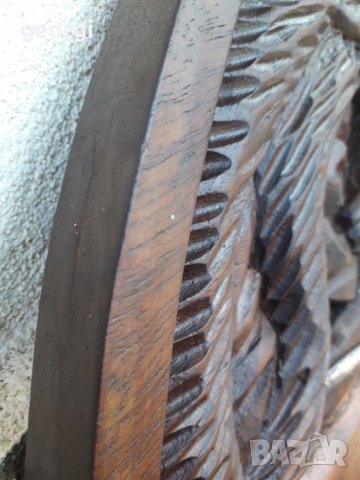 Дървено пано дърворезба уникат, снимка 5 - Декорация за дома - 29823236