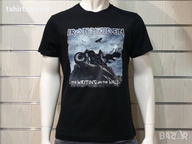 Нова мъжка тениска на музикалната група Iron Maiden – The Writing On The Wall , снимка 5 - Тениски - 35623284