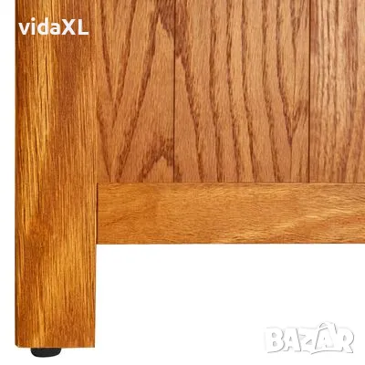 vidaXL Библиотека с 7 рафта, 90x22,5x200 см, дъбов масив（SKU:288475）, снимка 2 - Други - 48749566