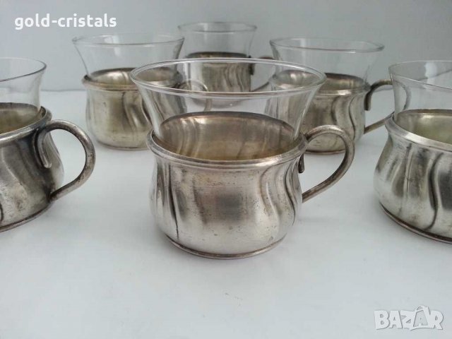 Немски посребрени подстакани, снимка 9 - Антикварни и старинни предмети - 31916985