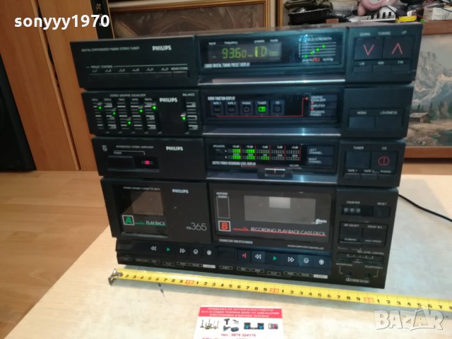 philips tuner/amplifier/deck-made in belgium 1409211922, снимка 4 - Ресийвъри, усилватели, смесителни пултове - 34134477