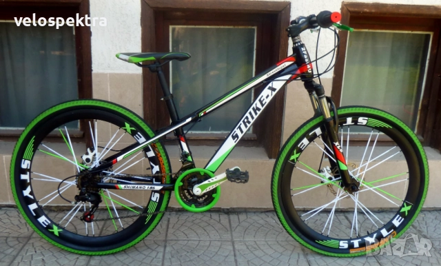 СТРАЙК Екс ! 26 цола ! 2х6 скорости ! Диск ! Германия!, снимка 7 - Велосипеди - 51583296