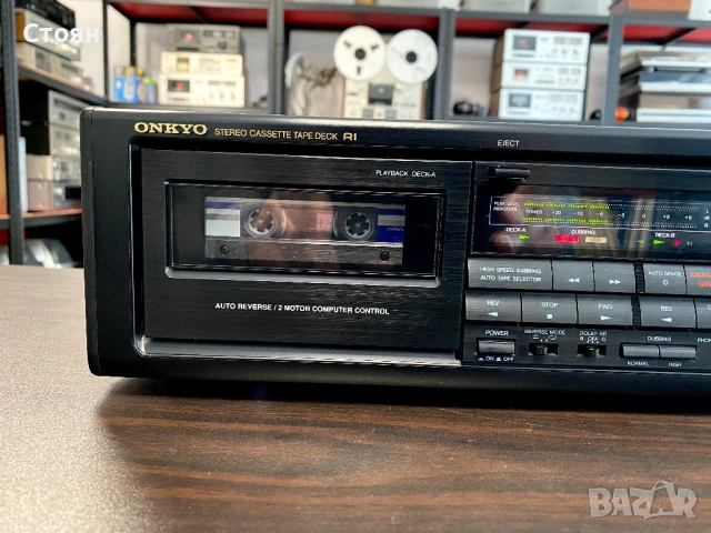 Vintage Двукасетен Дек Onkyo, снимка 3 - Декове - 54205499
