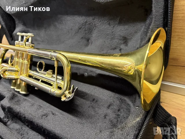 Тромпет Bach TR650 неразличим от нов, оригинален кейс и Bach 7C, снимка 5 - Духови инструменти - 56091721
