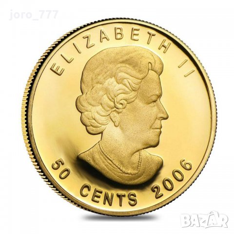 50 цента Канада златна монета Канадски каубой 1/25 oz 2006, снимка 1 - Нумизматика и бонистика - 31890202