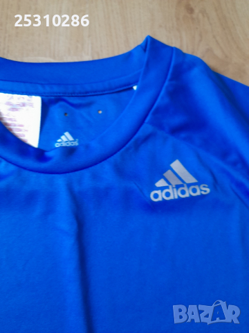 Тениска Adidas в синьо, снимка 2 - Детски тениски и потници - 36387130