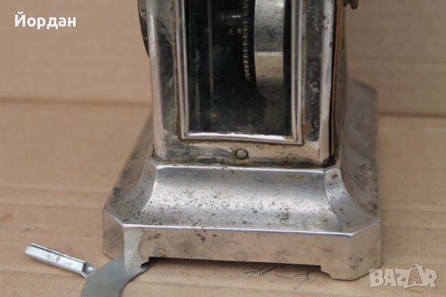 Стар работещ часовник ''Junghans'' с латерна, снимка 6 - Антикварни и старинни предмети - 44403238