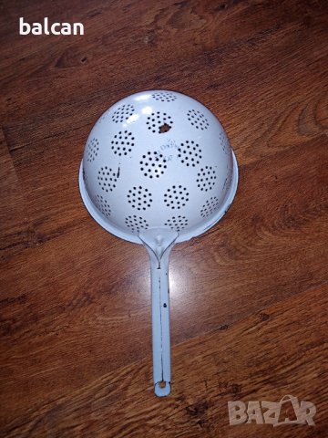 Емайлиран гевгир от соца, снимка 2 - Други - 38038062