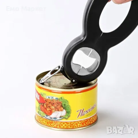 Мултифункционална 6 в 1 отварачка за бутилки, буркани и консерви, снимка 3 - Други - 49218087