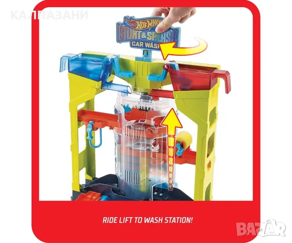 City - Автомивка Hot Wheels GRW37, снимка 6 - Коли, камиони, мотори, писти - 47289887