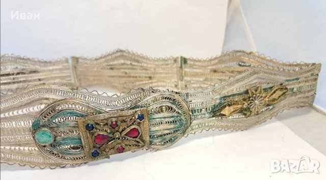 Възрожденски колан 19-ти век, снимка 2 - Антикварни и старинни предмети - 44198982