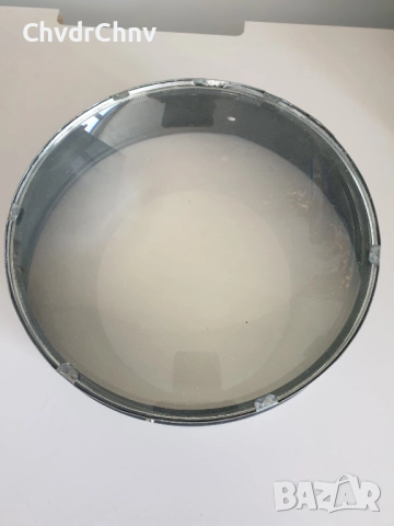 20см-4кг/голяма лупа-леща от оптичен уред/телескоп-прожектор-проектор, снимка 2 - Антикварни и старинни предмети - 51475186