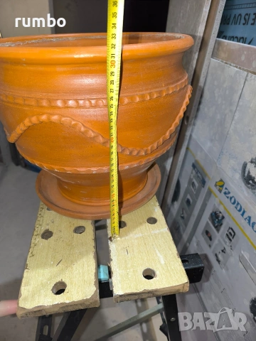 Продавам 2 бр. големи керамични саксии за цветя , снимка 4 - Други - 54243387