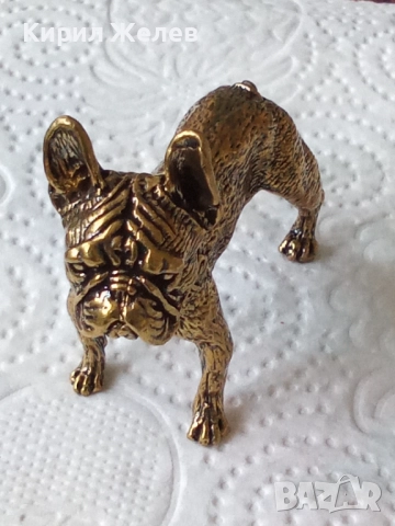 Бронзова фигурка на френски булдог 52529, снимка 8 - Антикварни и старинни предмети - 52730713