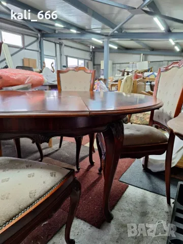 Маса+4 стола внос от Холандия , снимка 6 - Маси - 48942163