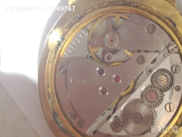 Стар мъжки позлатен часовник., снимка 5 - Мъжки - 55742230