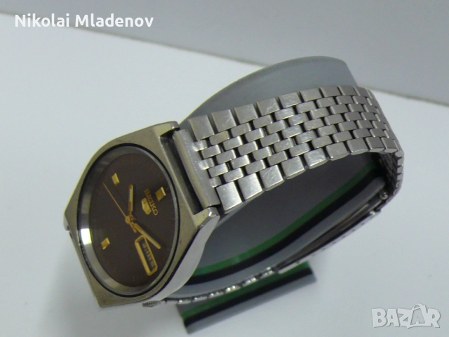 Автоматичен SEIKO 5 Мъжки ръчен часовник, работещ с Ден/Дата, снимка 3 - Мъжки - 52204909