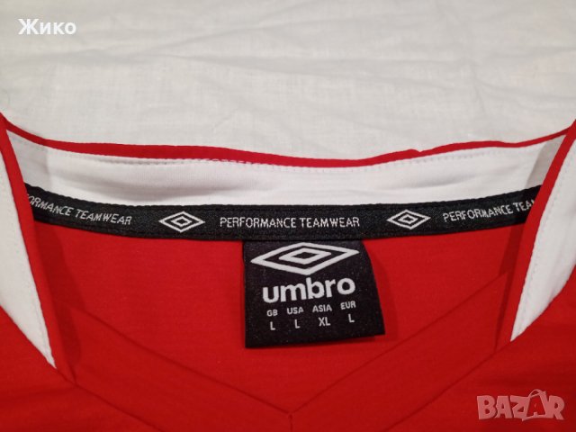  Норвегия оригинална тренировъчна футболна тениска UMBRO фланелка за футбол, снимка 4 - Футбол - 42463269