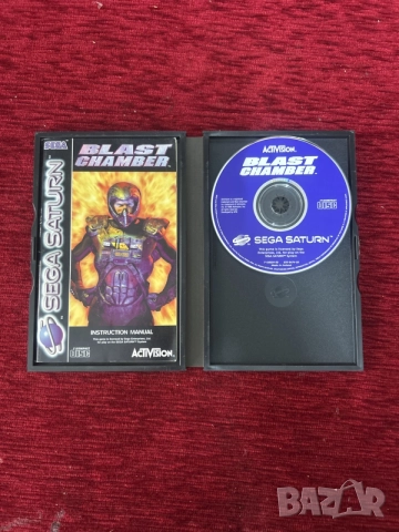 видеоиграта Blast Chamber за конзолата Sega Saturn, снимка 2 - Други игри и конзоли - 56462937