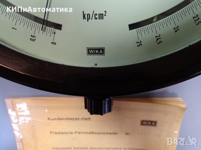 образцов манометър WIKA NG 250 model 342.11 25Bar, снимка 6 - Резервни части за машини - 42131883