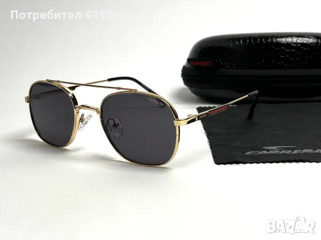 Слънчеви очила Carrera Gold Limited Edition нови, унисекс, черни и златни