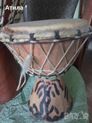 тарамбука дърво  39/23 см старинна, снимка 4 - Антикварни и старинни предмети - 47337304